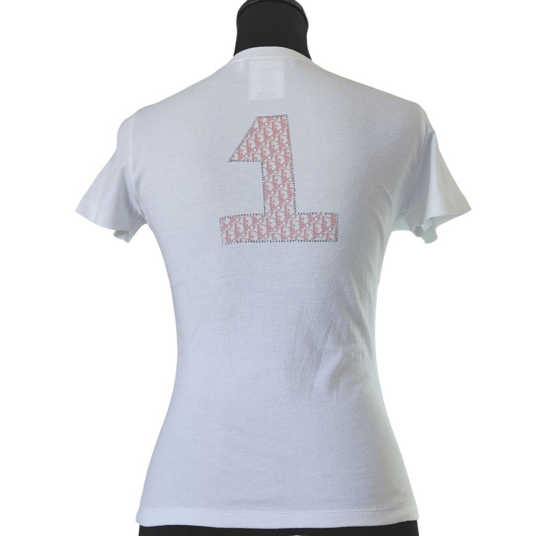 【美品クリスチャンディオール　J'ADORE DIOR Tシャツトロッターピンク
