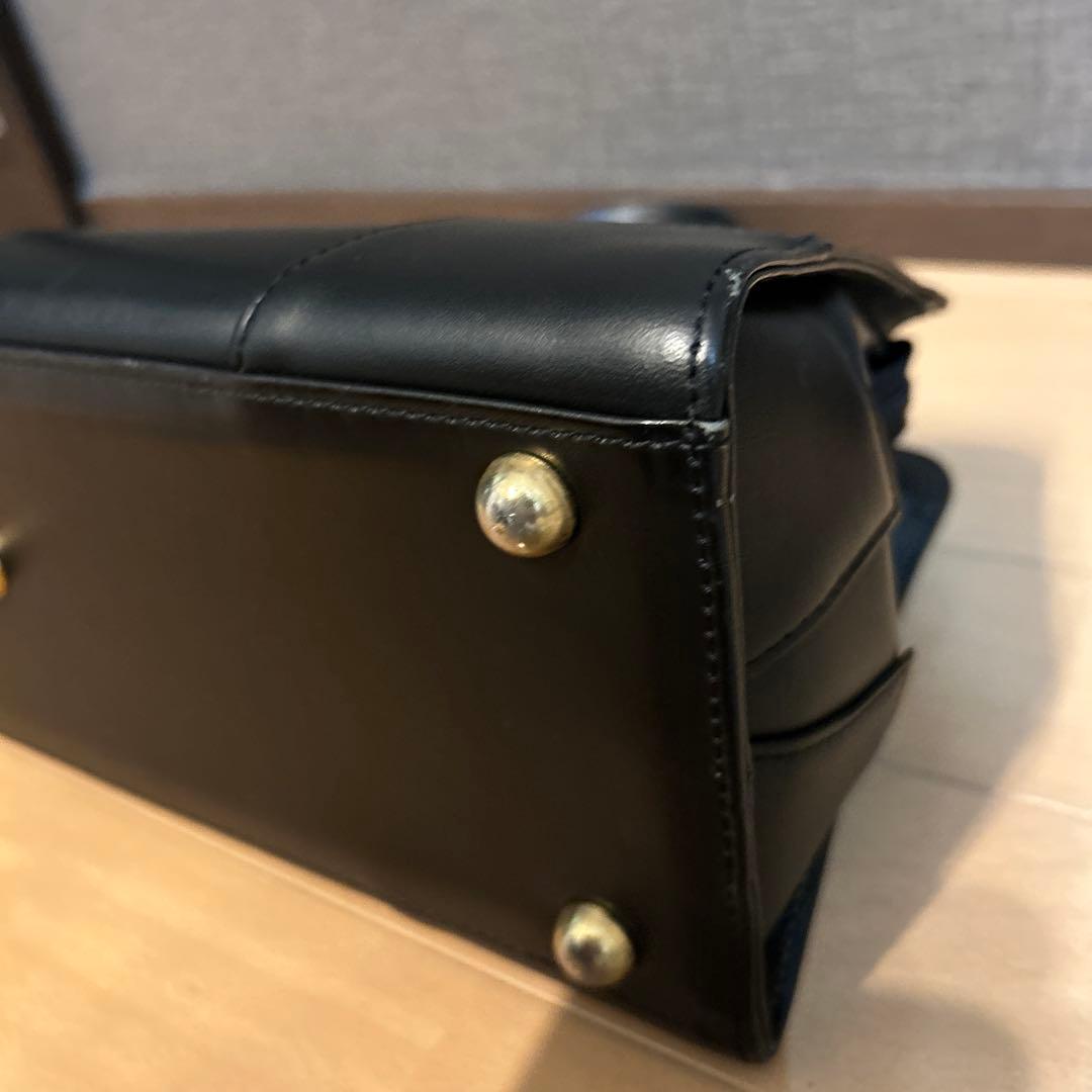 希少　廃盤　viviennewestwood ブラックレザー ハンドバッグ