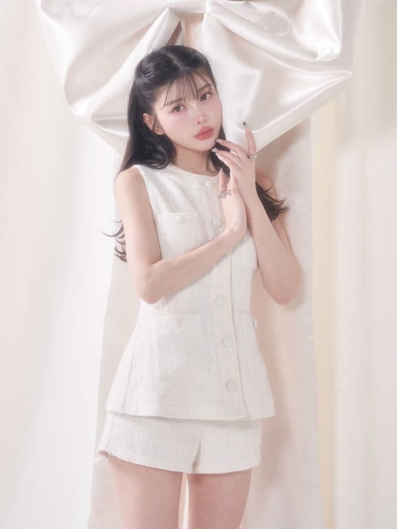 Darich サマーツイードコンパクトショートパンツ