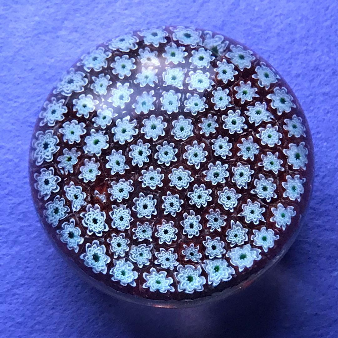 可愛い ペーパーウエイト ミルフィオリ オールドバカラBaccarat サンルイ