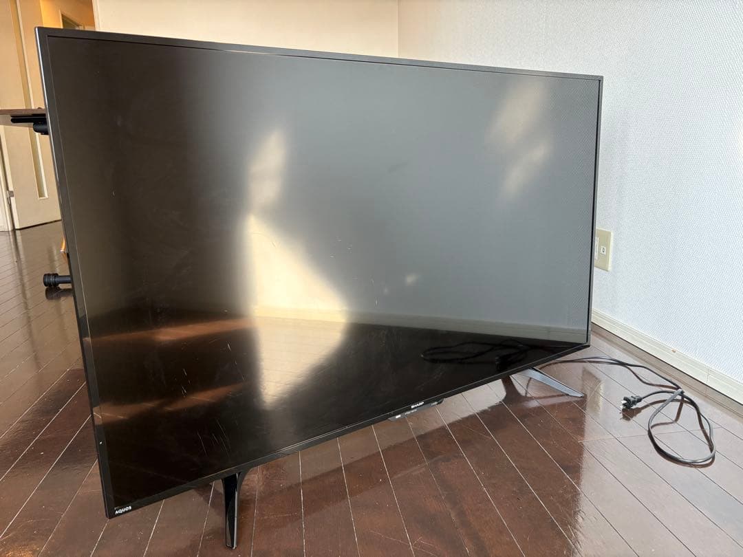 SHARP 50V型4K対応液晶テレビ 4T-B50AKL リモコン 付属品付