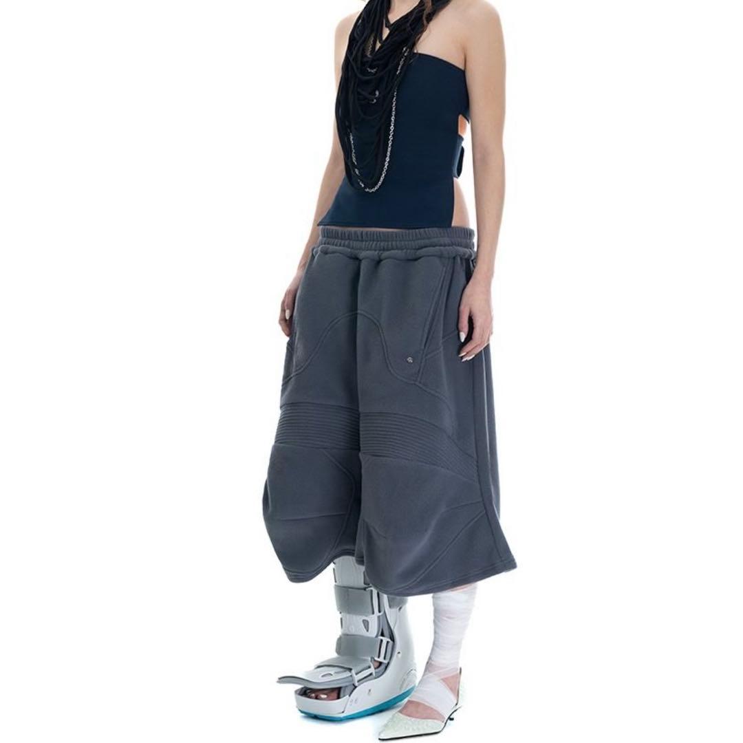 fuguihua ワイドショーツパンツ