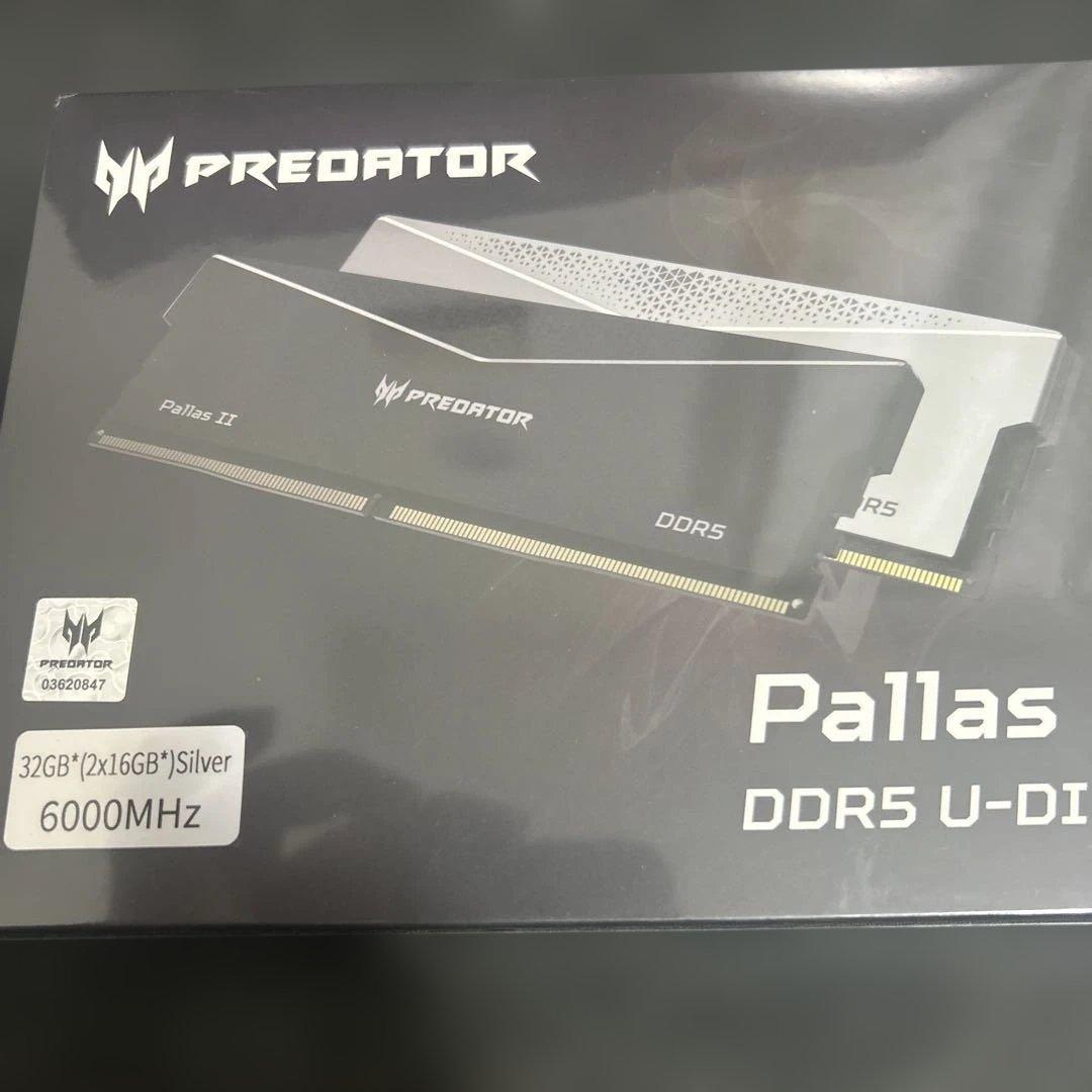 メモリー PREDATOR Pallas II DDR5 32GB 6000MHz