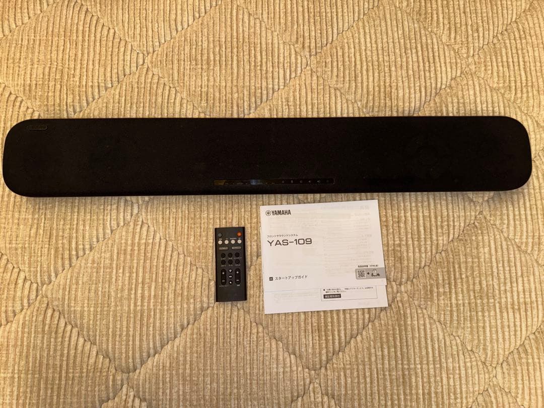 YAMAHA ヤマハ サウンドバー YAS-109 ブラック テレビスピーカー