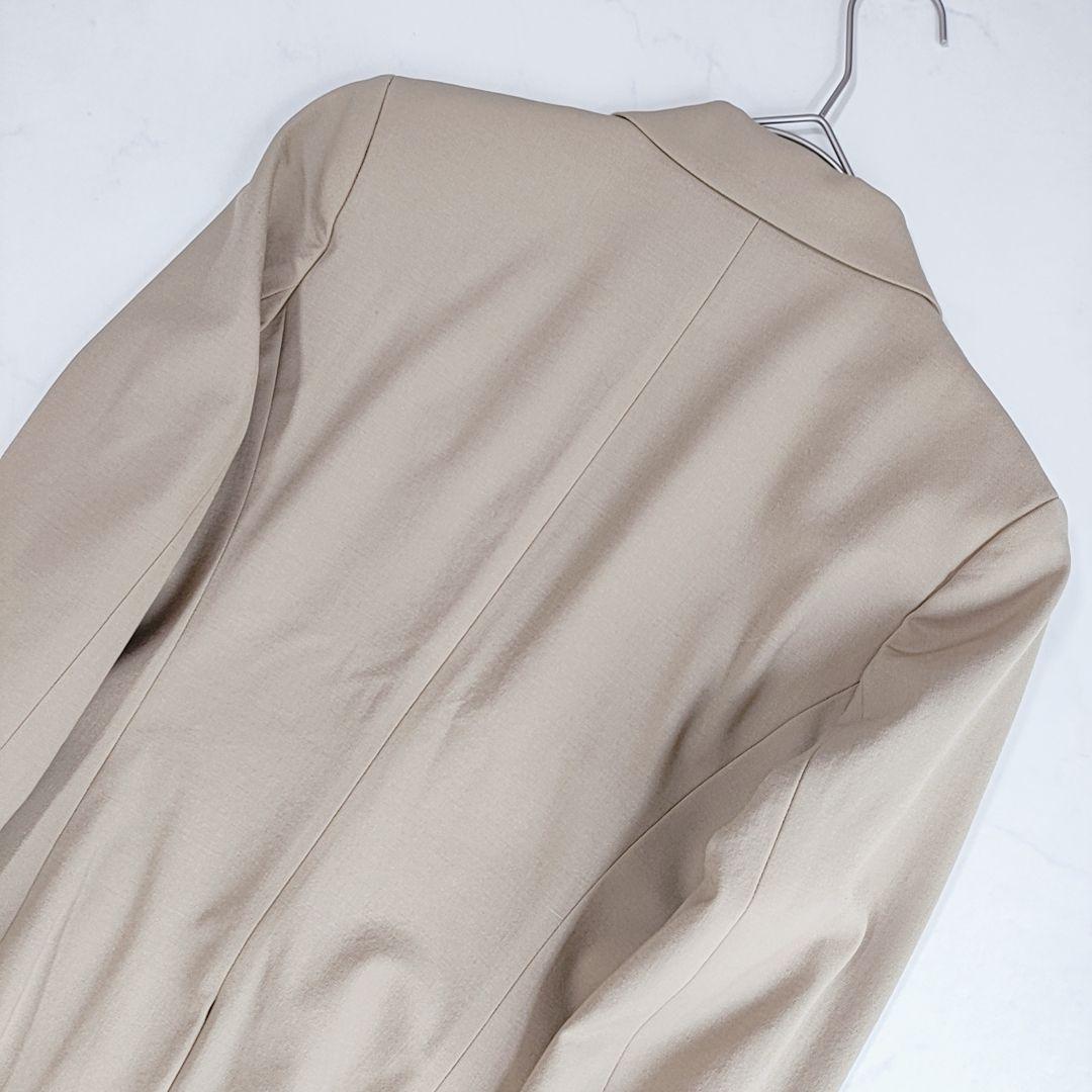 美品✨セオリー 薄手 ウール テーラードジャケット ベージュブラウン M