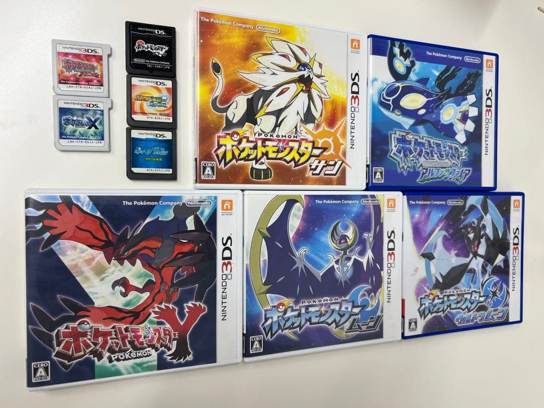 再出品【3DS・3D】ポケットモンスター ソフト 10本セット(02)