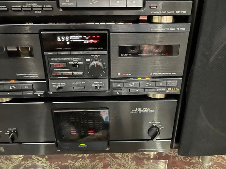 内蔵ブルーツゥース変更可能SONYリバティ LBT-V925 中古品レコード付き