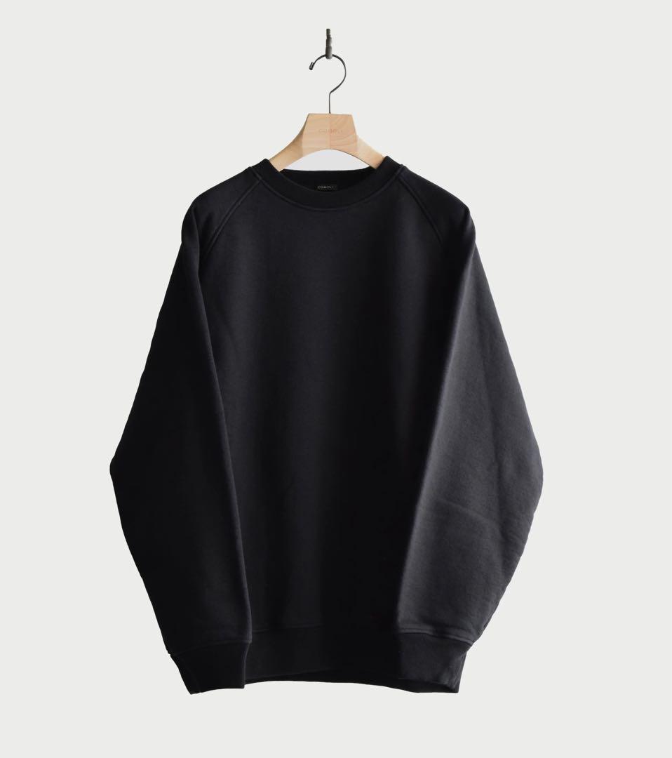 26SS comoli コットン裏毛クルーネック　SIZE3