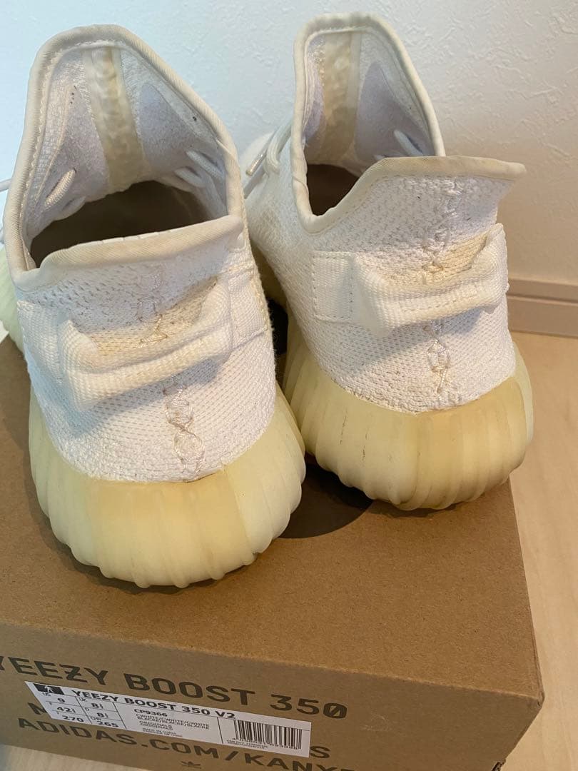 アディダス イージーブースト350 V2 クリーム ホワイト インファント I