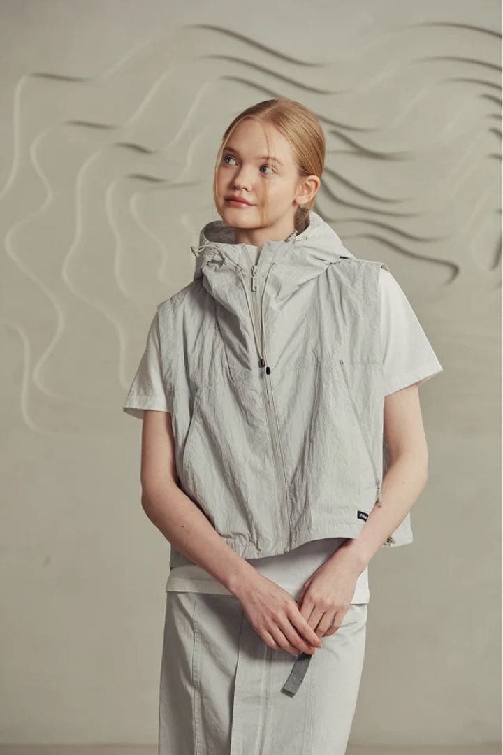 Pillowdy Utility Nylon Vest ネックピローグレー