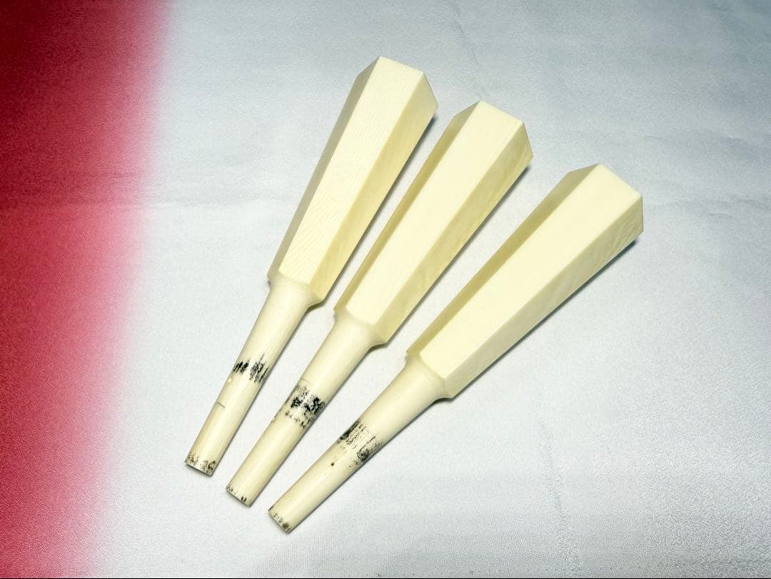 【極上美品】最高級 津軽三味線 糸巻き 八分五厘 太棹 糸巻 三味線 プラチック