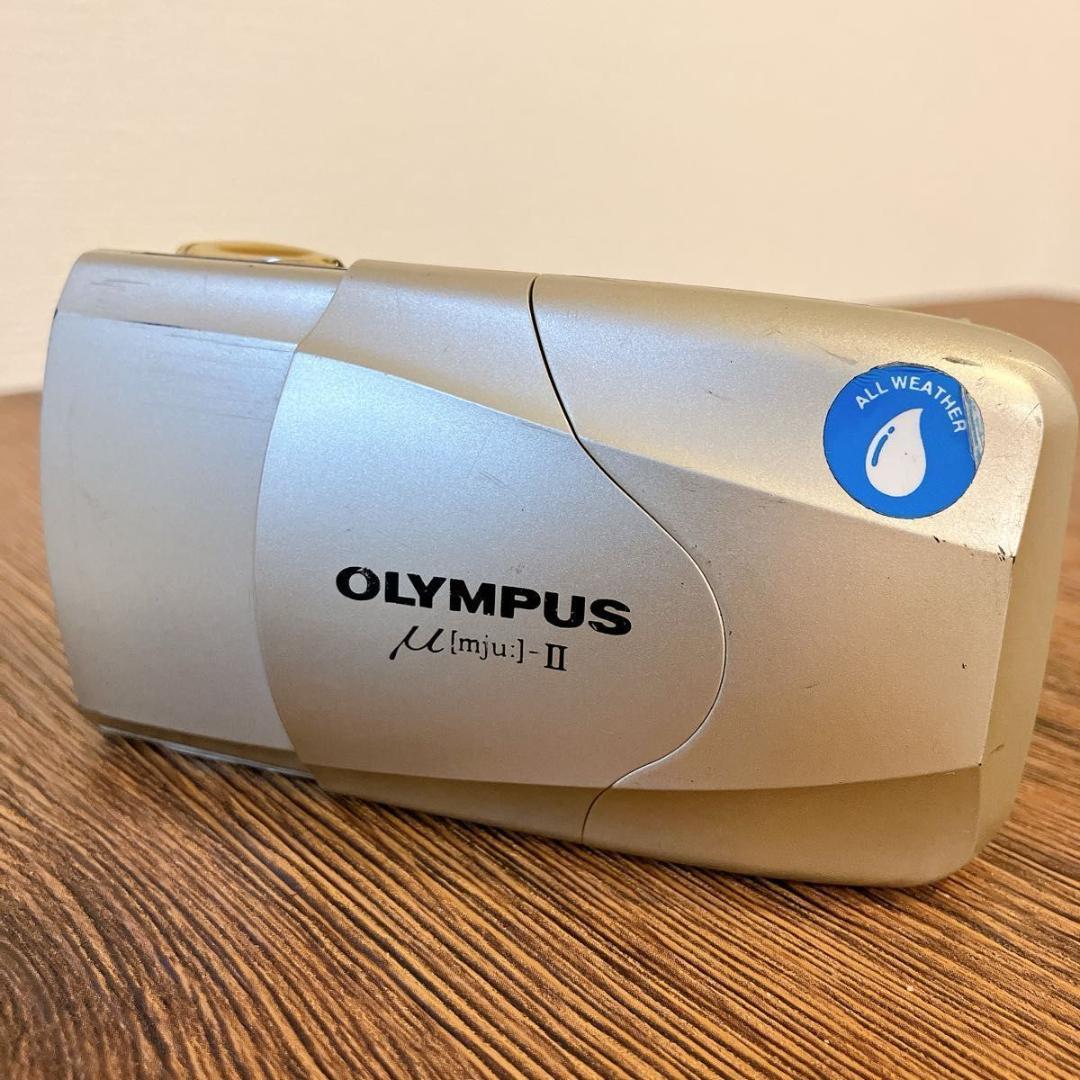 Olympus μ【mju:】-Ⅱフィルムカメラ　動作確認済　OLYMPUS