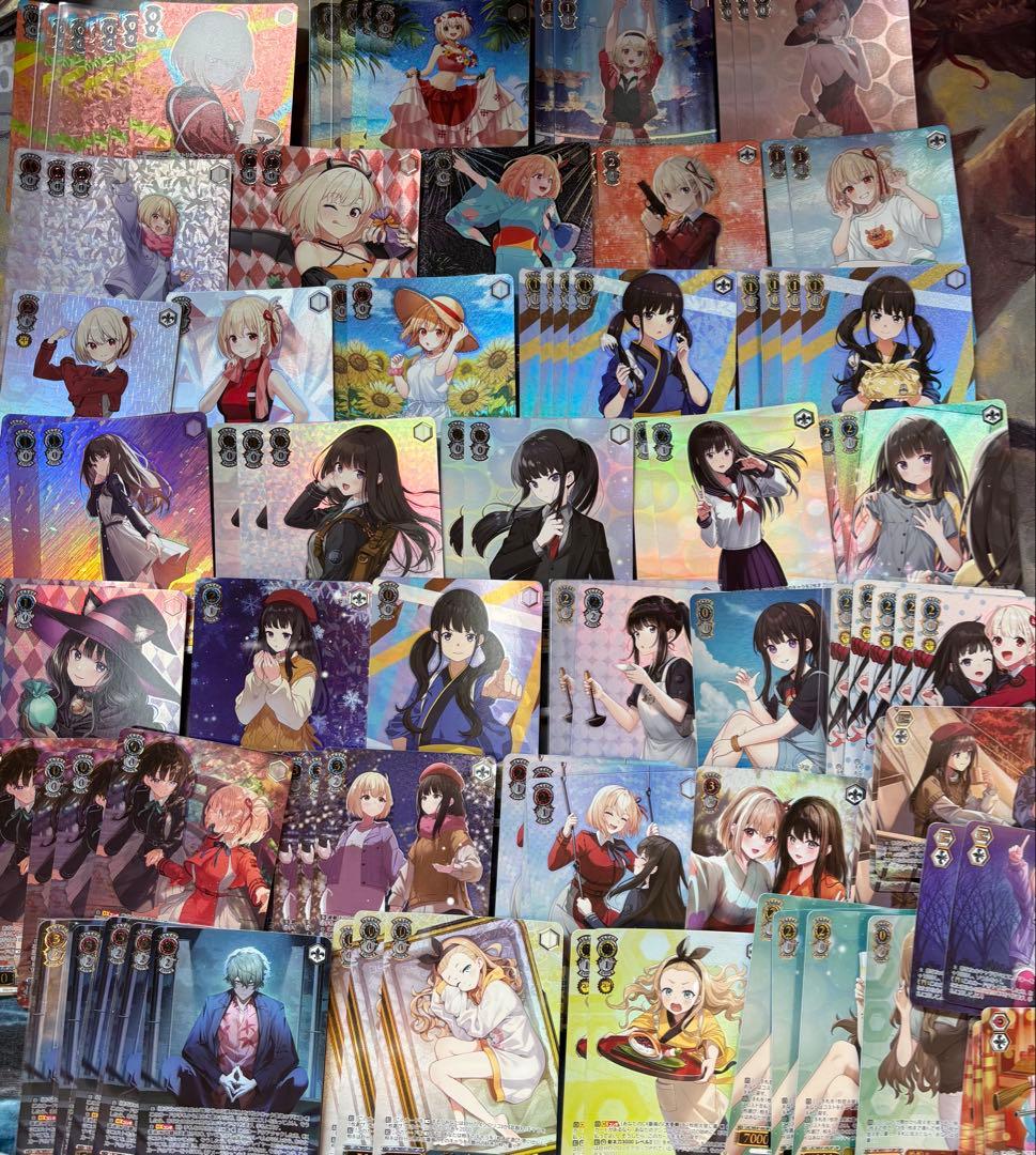 リコリスリコイル ヴァイスシュヴァルツ 光物 145枚　画像2枚 まとめ売り