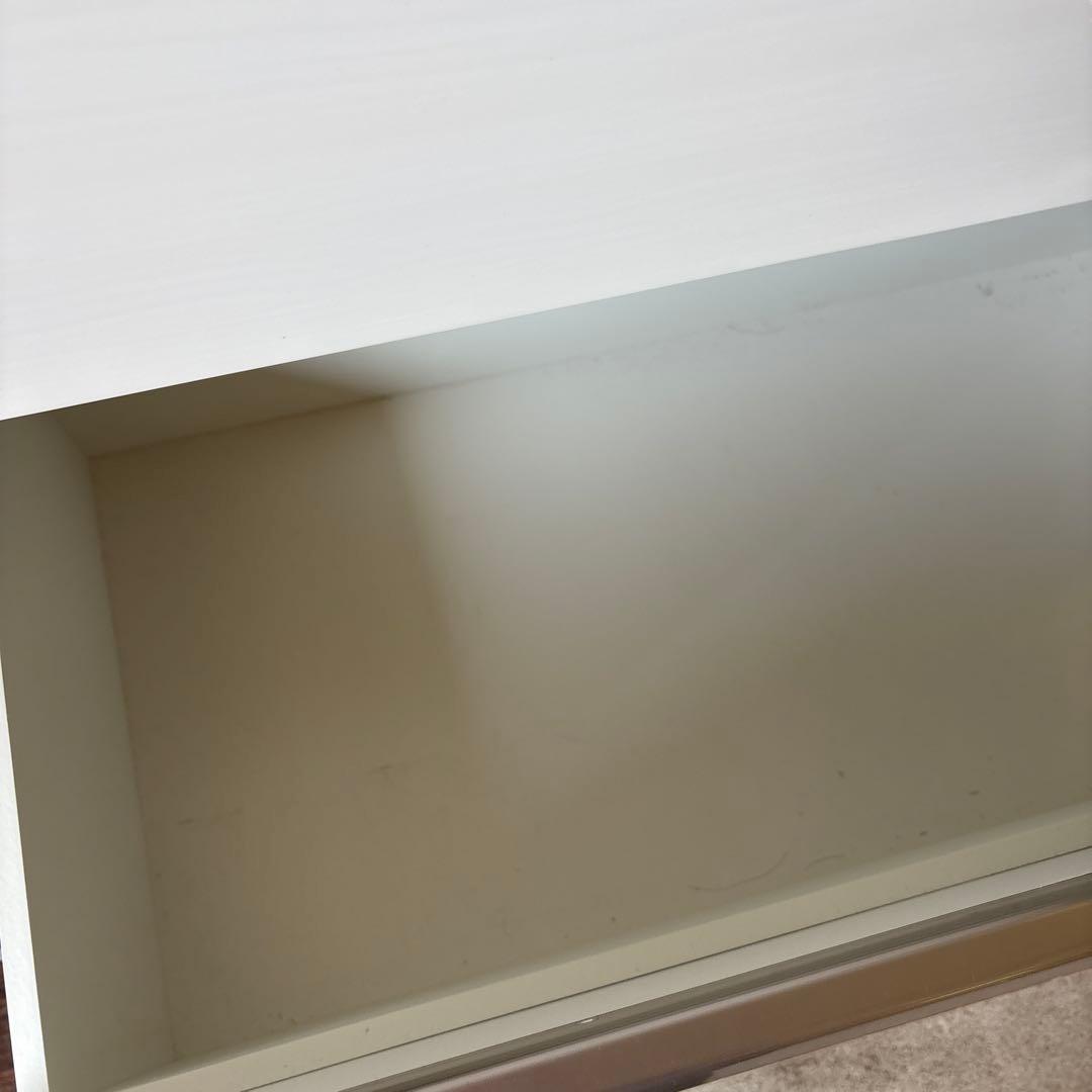 ニトリ 食器棚 アルミナ2 キッチンボード 120 おしゃれ 清潔感 C121