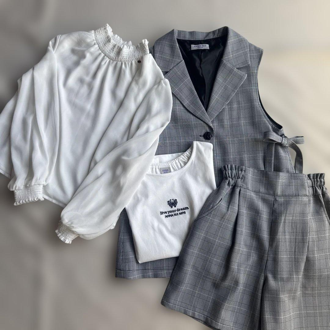 未使用アナスイミニ　ジレ3点セット　美品ケイトスペードおまけ付き