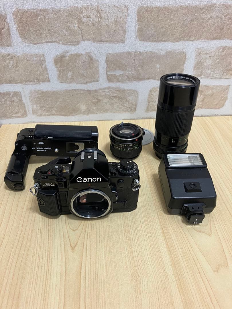 ☆キャノン CANON A-1 モータードライブMA レンズ おまとめ☆