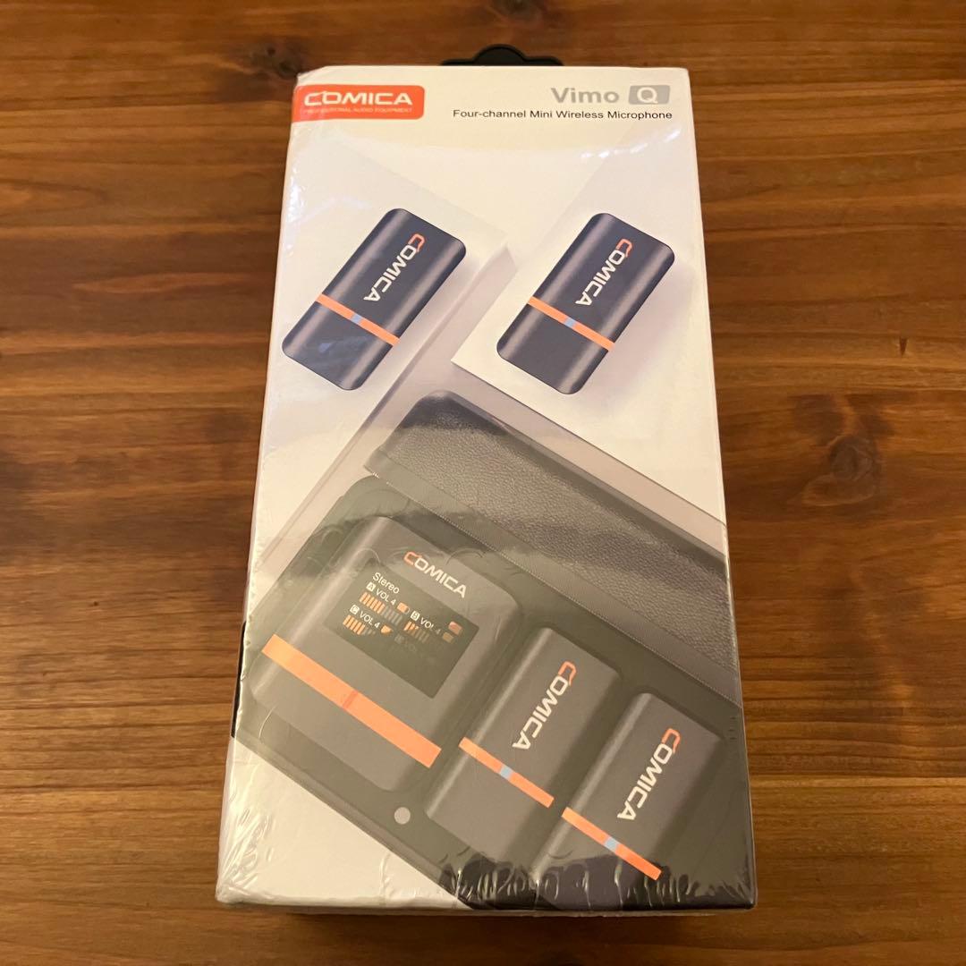 【新品】comica Vimo Q 送信機4台+受信機1台 ワイヤレスピンマイク