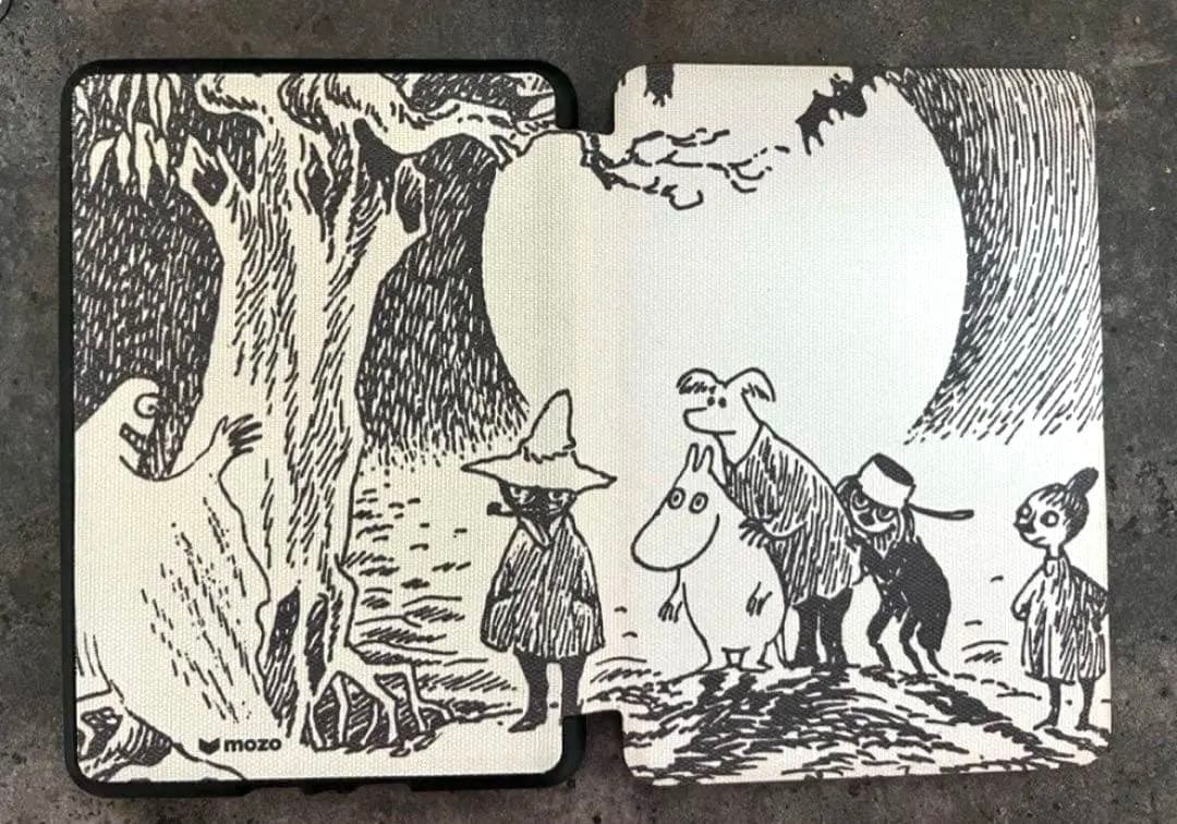 Kindle Paperwhite wifi8GB防水ブラックムーミンカバー付