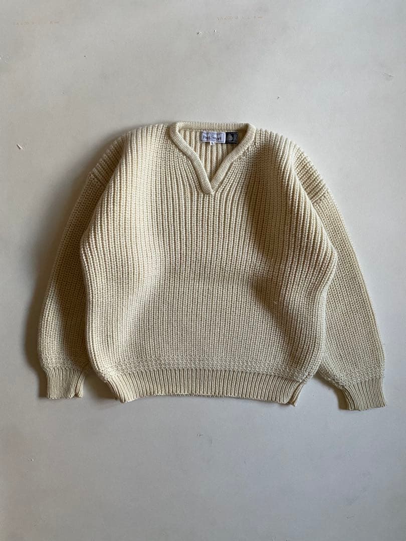 トップス 90s- paul stuart v neck sweater