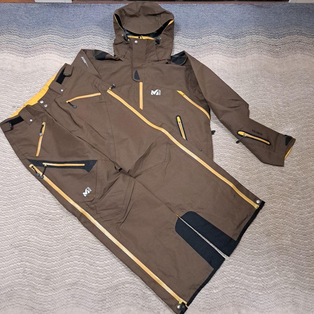 【極美品/希少品】ミレー 上下セット ハードシェル スキーウェア L / XL