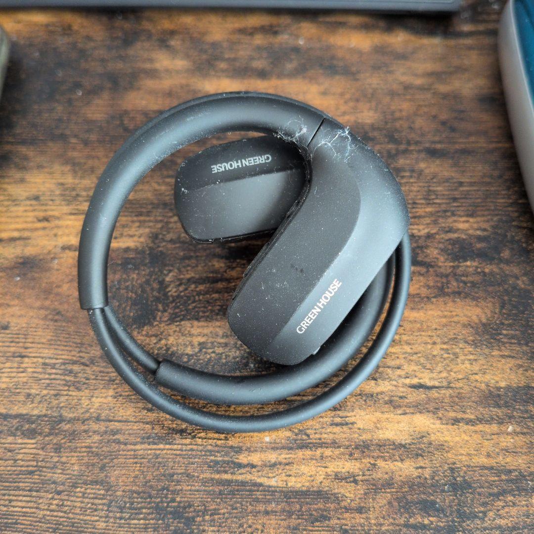 GREEN HOUSE ワイヤレスイヤホン ブラック