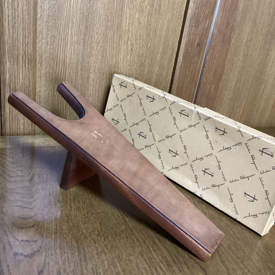 【レア】Ferragamo フェラガモ　純正ブーツジャック ブーツ脱ぎ補助ツール