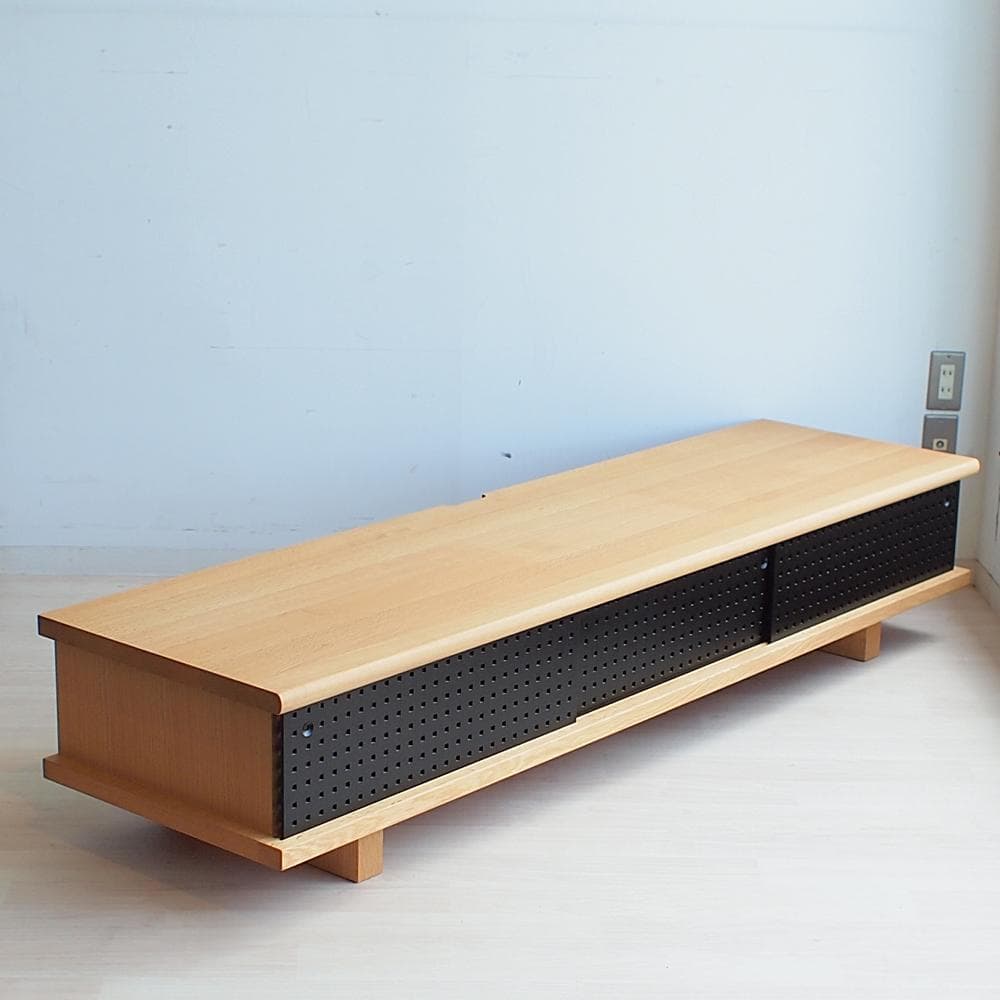 柏木工/KASHIWA オーク無垢材 テレビボード 180cm TV台ローボード