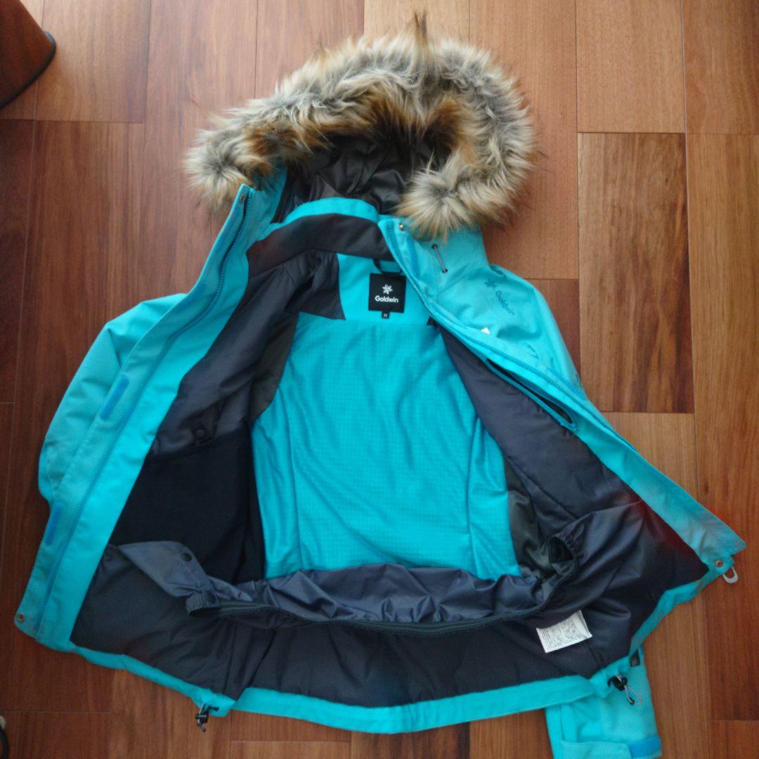 りせさま専用 Goldwin 青色 スキーウェア ファー付き♡カッコいい