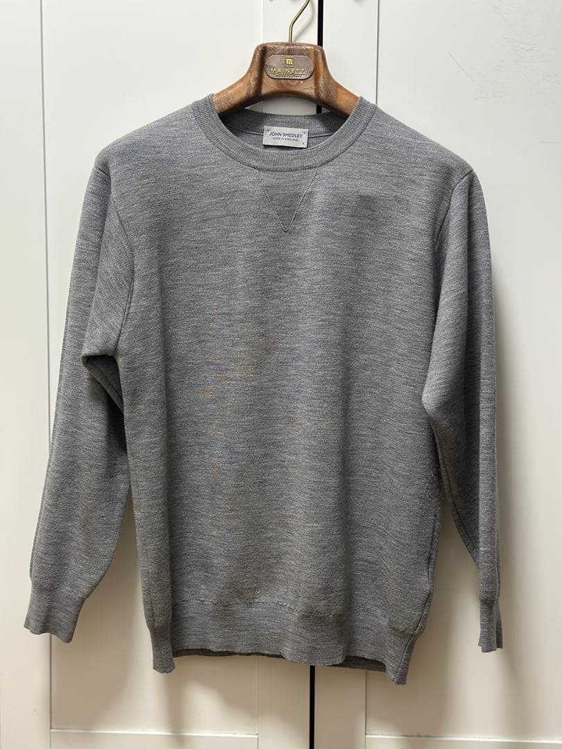JOHN SMEDLEY グレー セーター S
