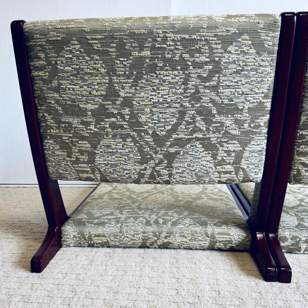 【2脚セット】カリモク karimoku 折りたたみ 座椅子 和室 和家具 和風