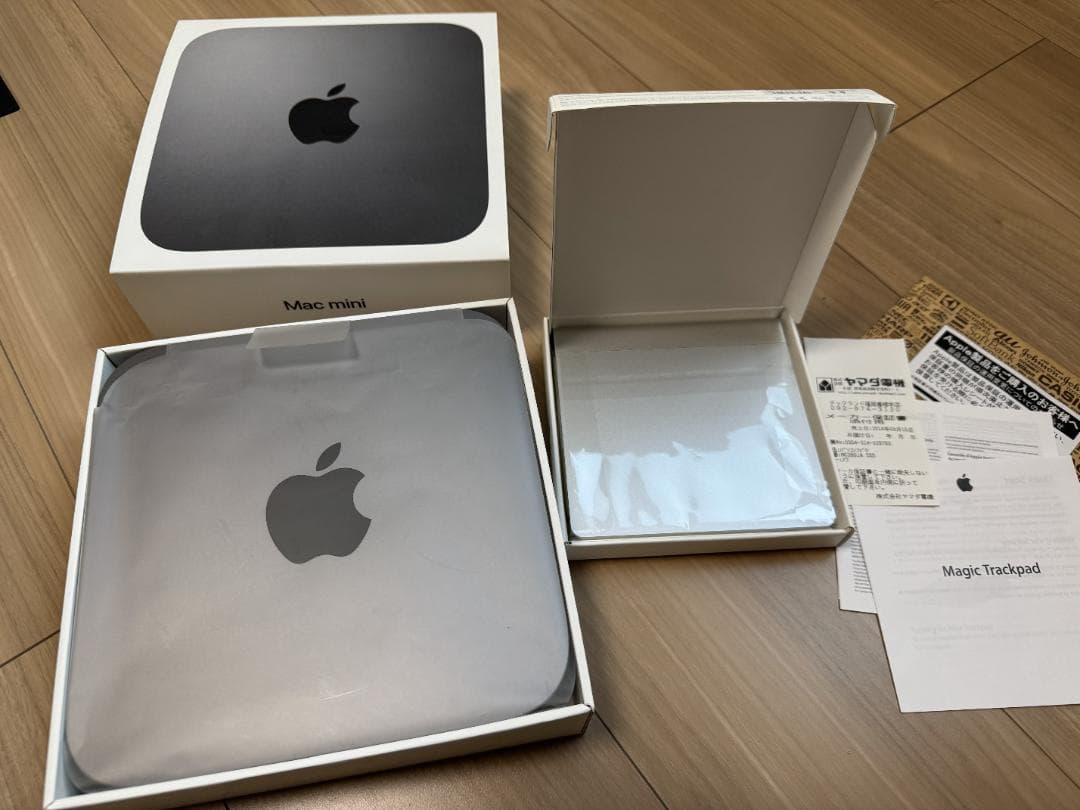 【中古】Macmini i3 8BG (2018) 本体+トラックパッド