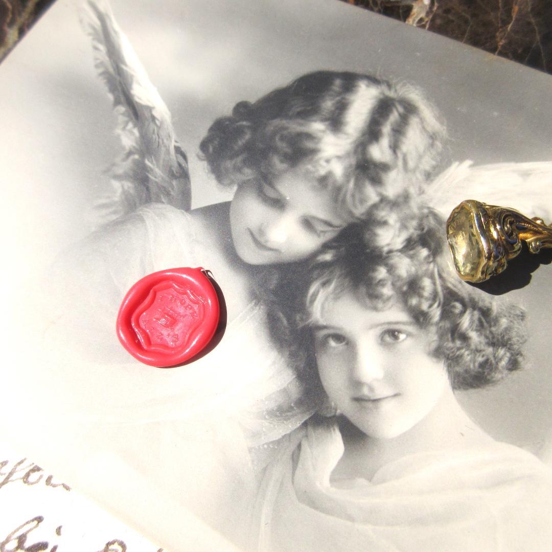 HOPE✵彡英国アンティーク ෆ ̖́-*シトリン☆:゜フォブシール♱:・✧*: