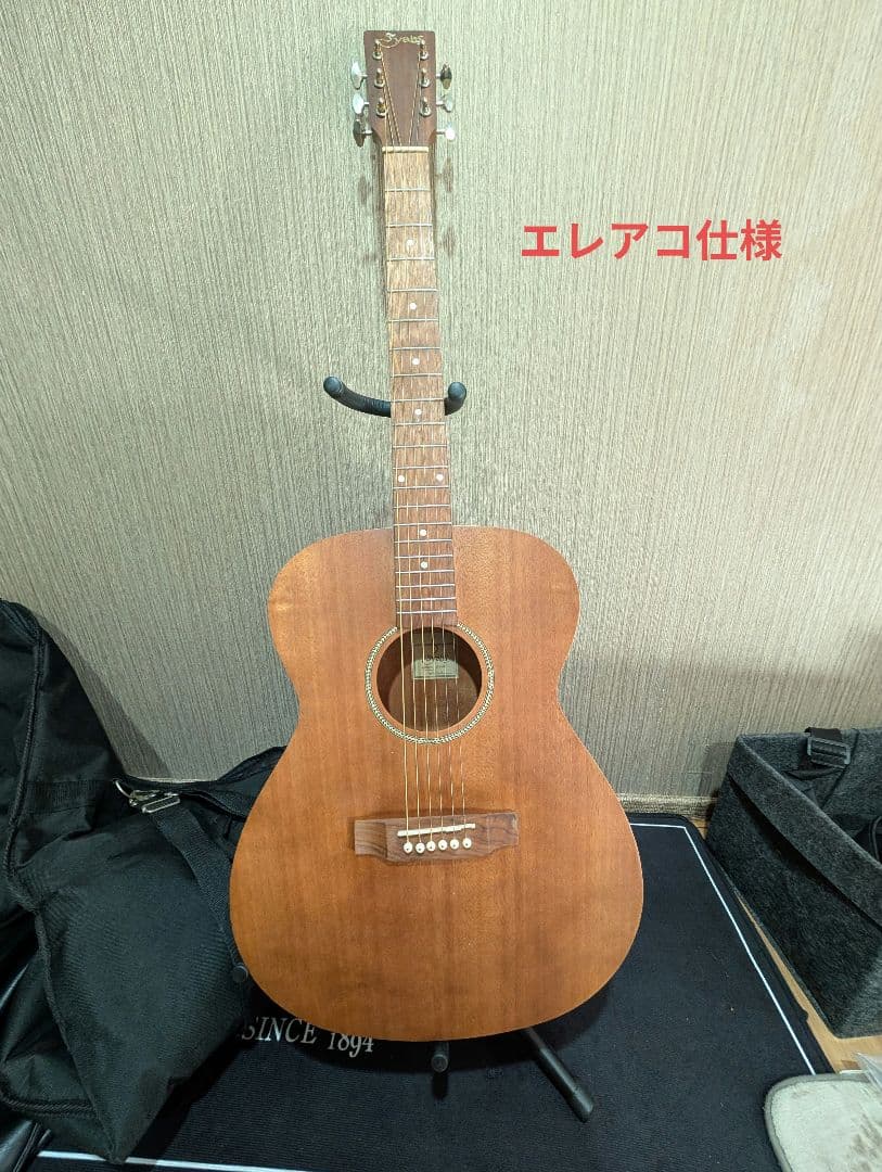 良音/S.yairi YF-04/MH 改チューナー付エレアコ　弦低め　ケース付