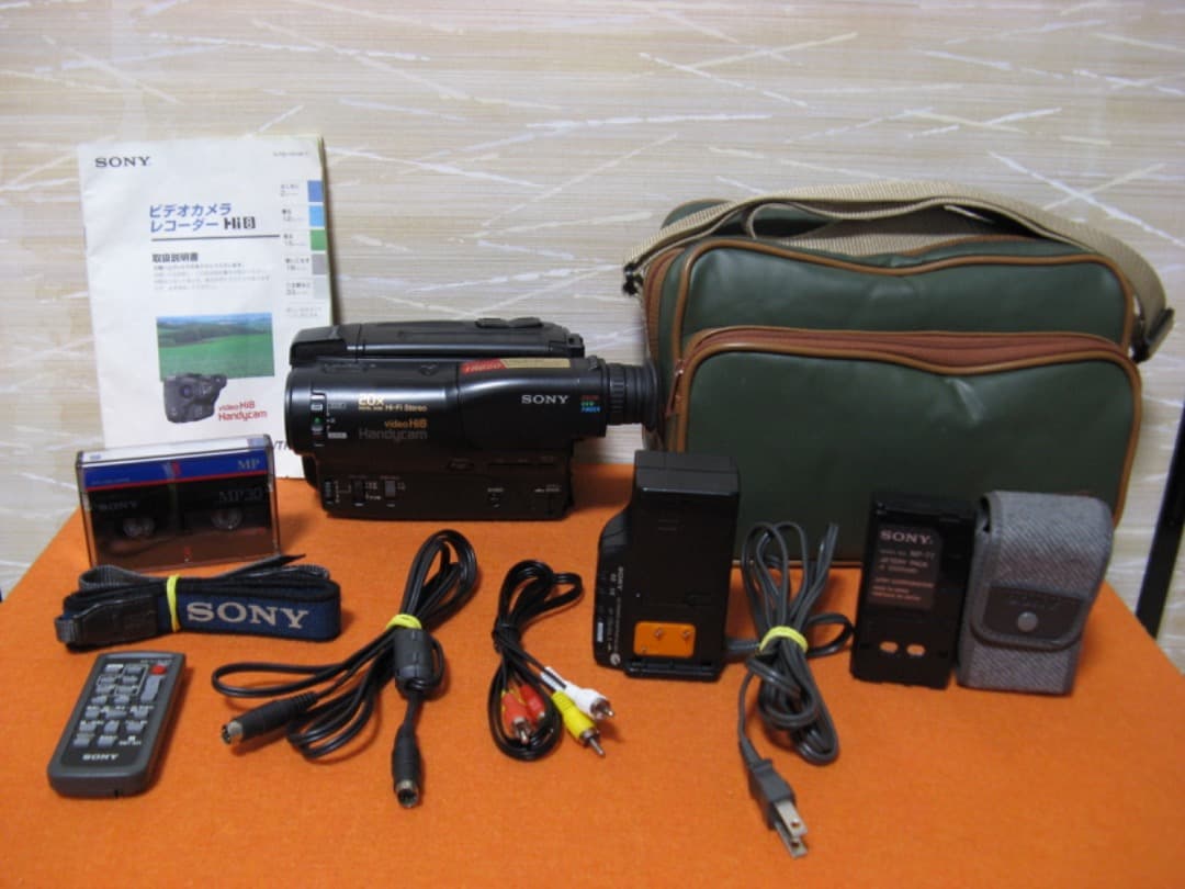 動作OK❗️☆SONYのHi8/8ミリビデオカメラ/CCD-TR850