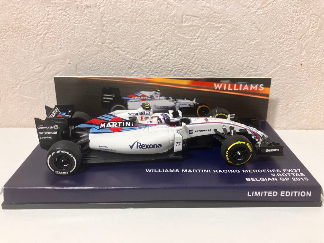 1/43 ミニチャンプス ウィリアムズFW37 ボッタス ベルギーGP 2015
