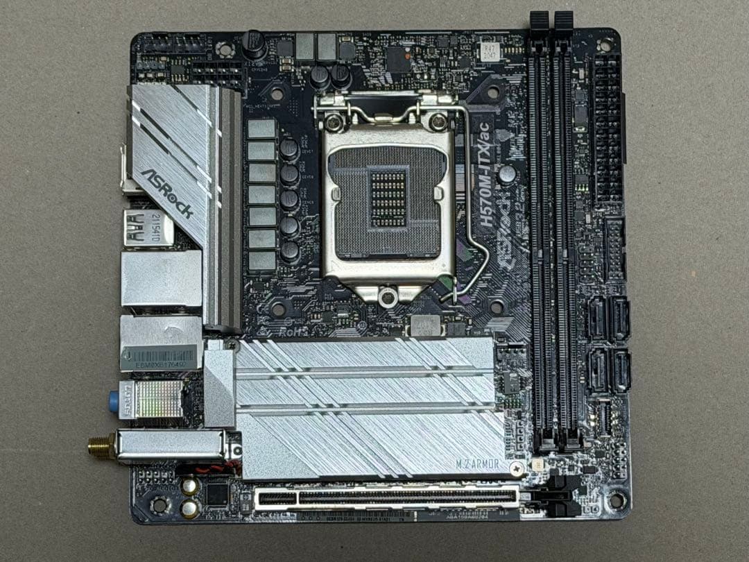 ASRock ITX LGA1200マザーボード H570M-ITX/ac