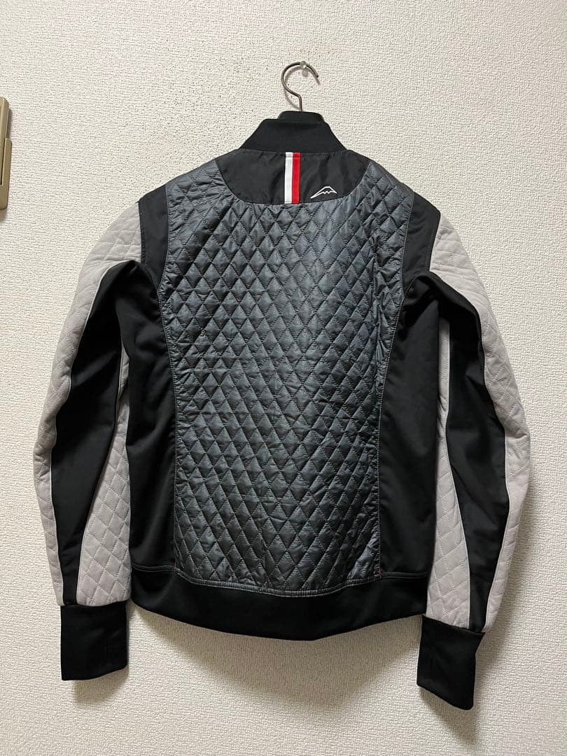 クシタニ　K-1869　キルティングインナージャケット　/M　グレー×ブラック