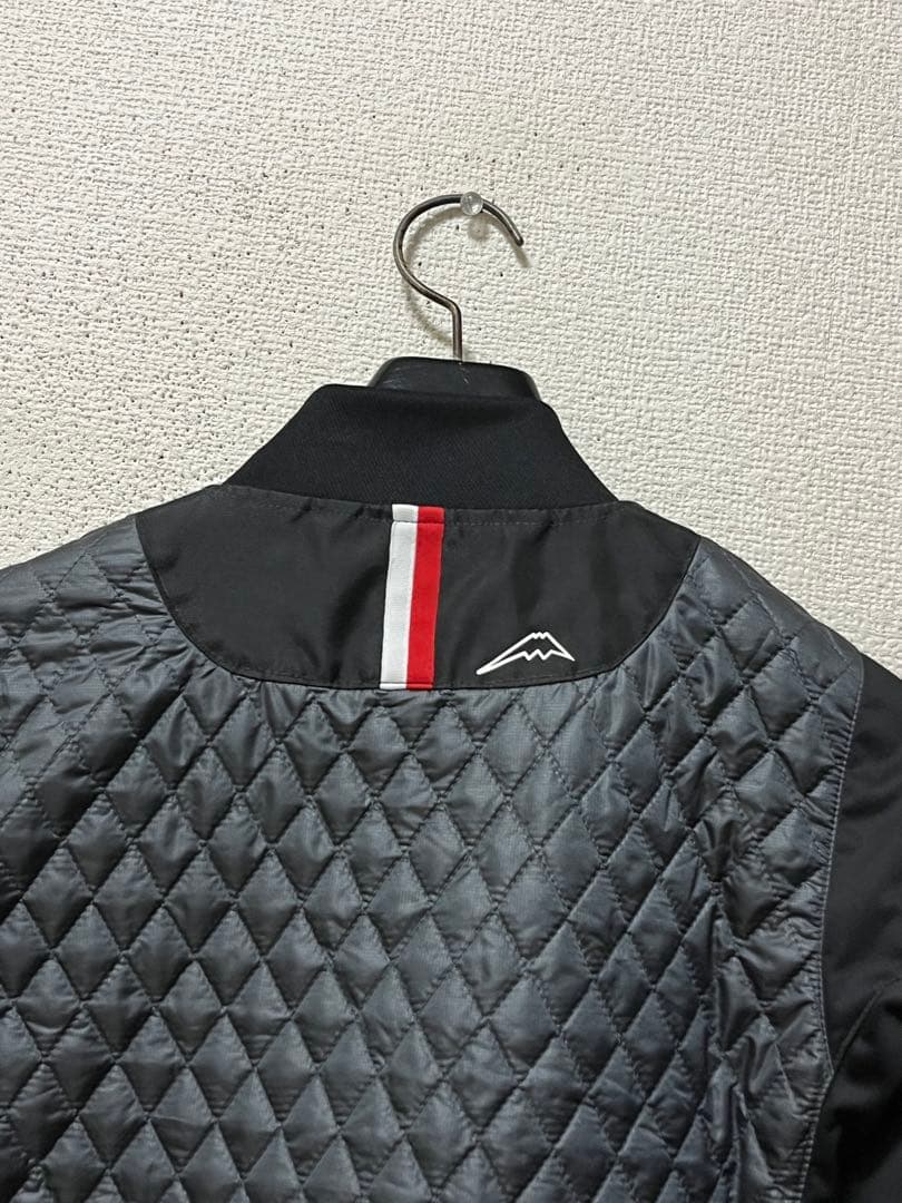 クシタニ　K-1869　キルティングインナージャケット　/M　グレー×ブラック