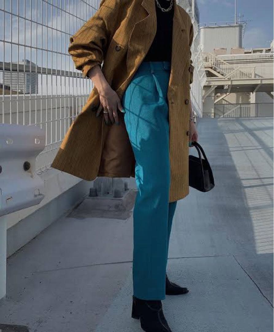 【sya】美品Ameri BIG GATHER PAPA JACKET