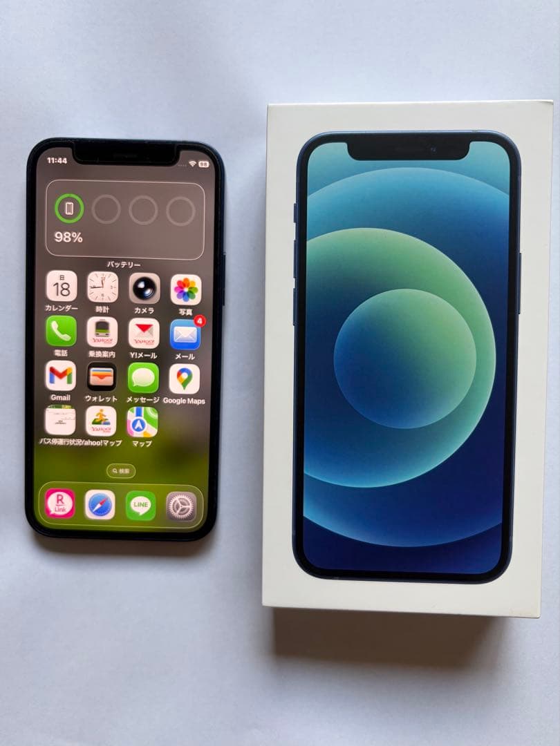 Apple iPhone 12 本体 ブルー 箱付き