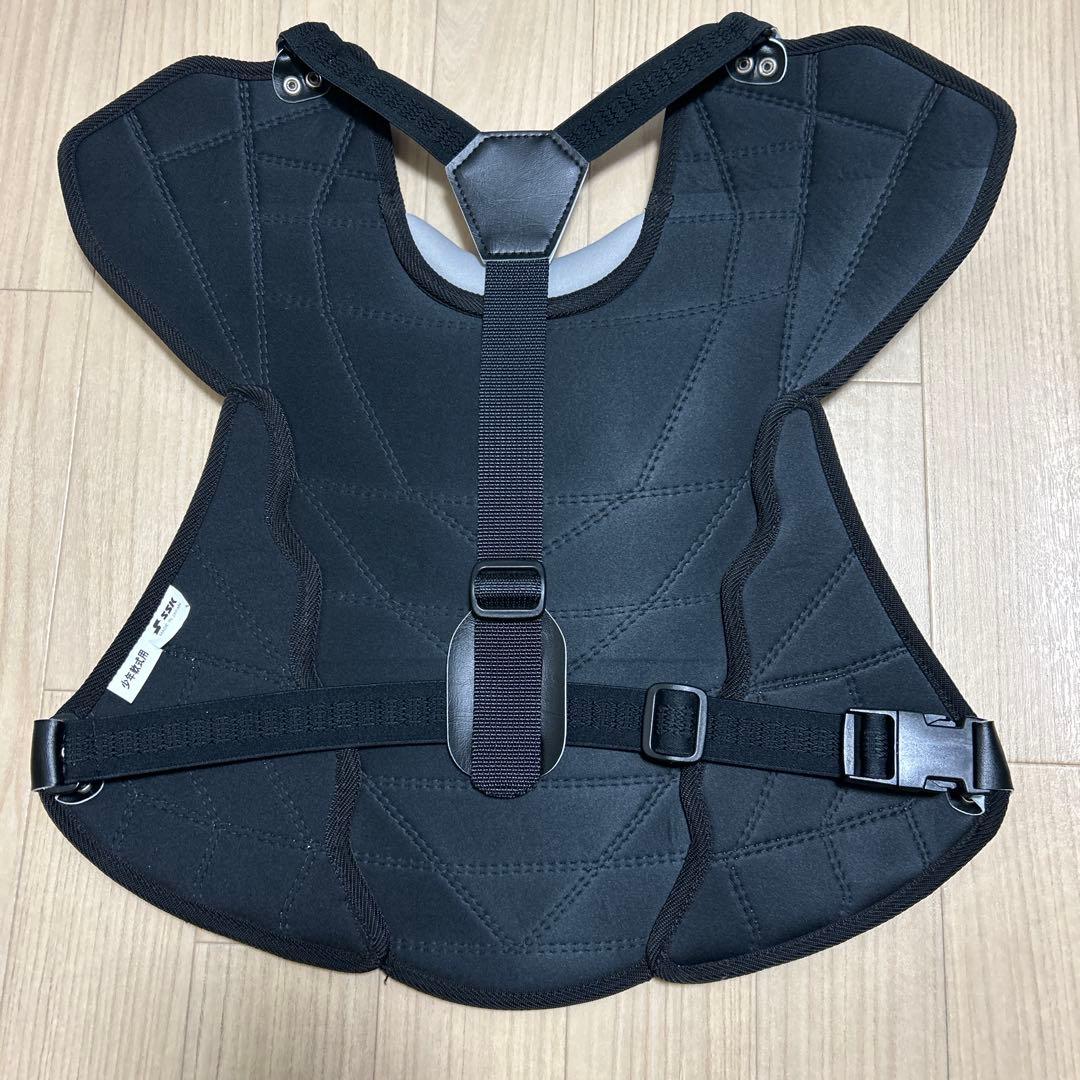 美品 SSK 少年 キャッチャー 防具 プロテクター レガース ２点セット