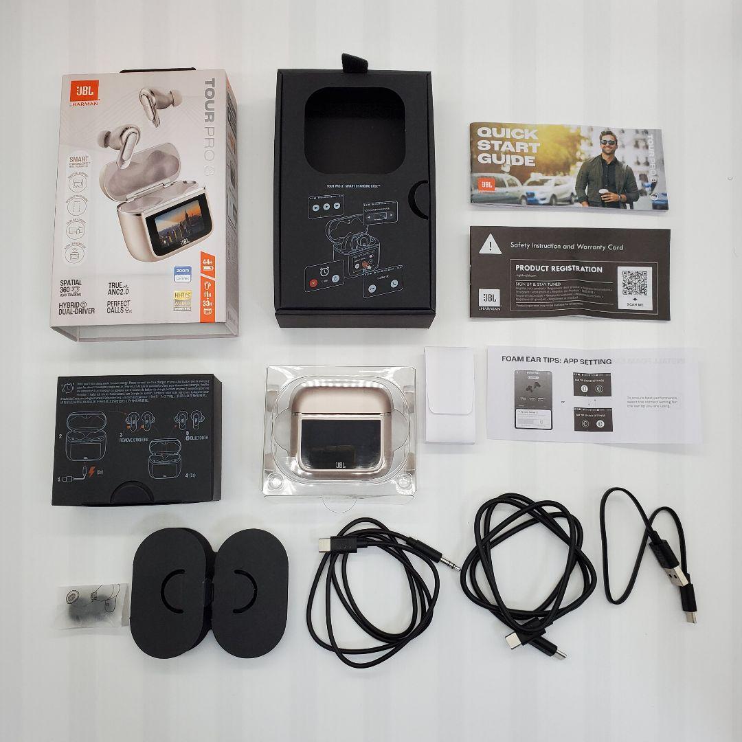 最新フラッグシップ【稼働品】JBL TOUR PRO 3 ワイヤレスイヤホン