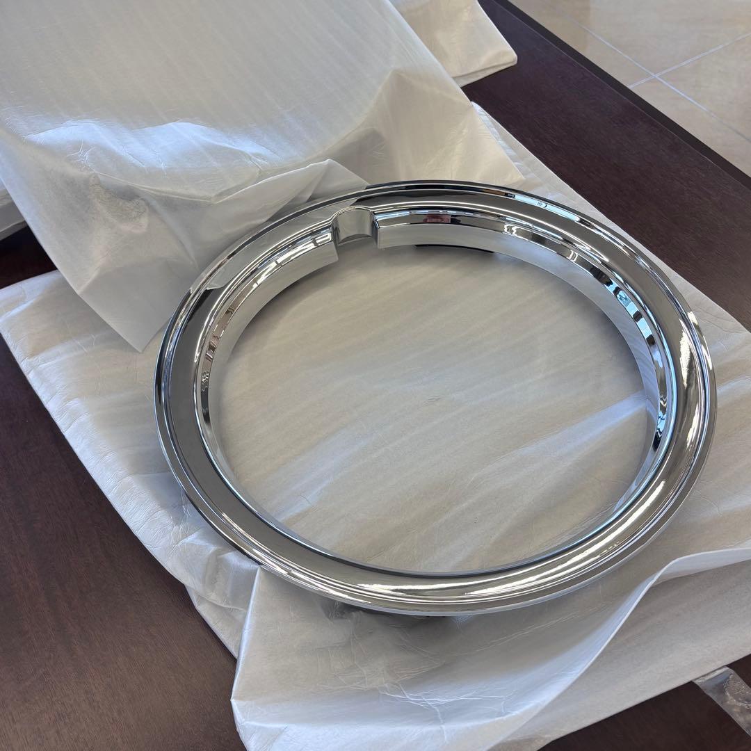 [新品未使用]NBOXJOY純正オプションメッキホイールリング