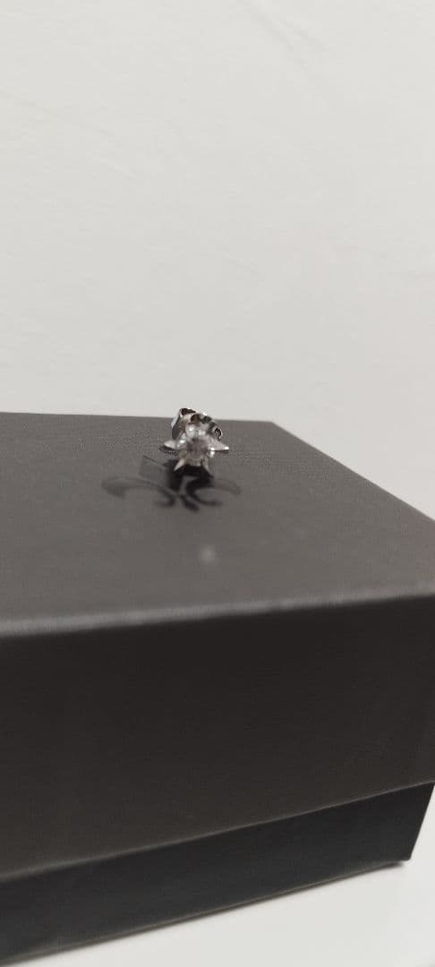 ダイヤ　プラチナ　WG 片耳ピアス