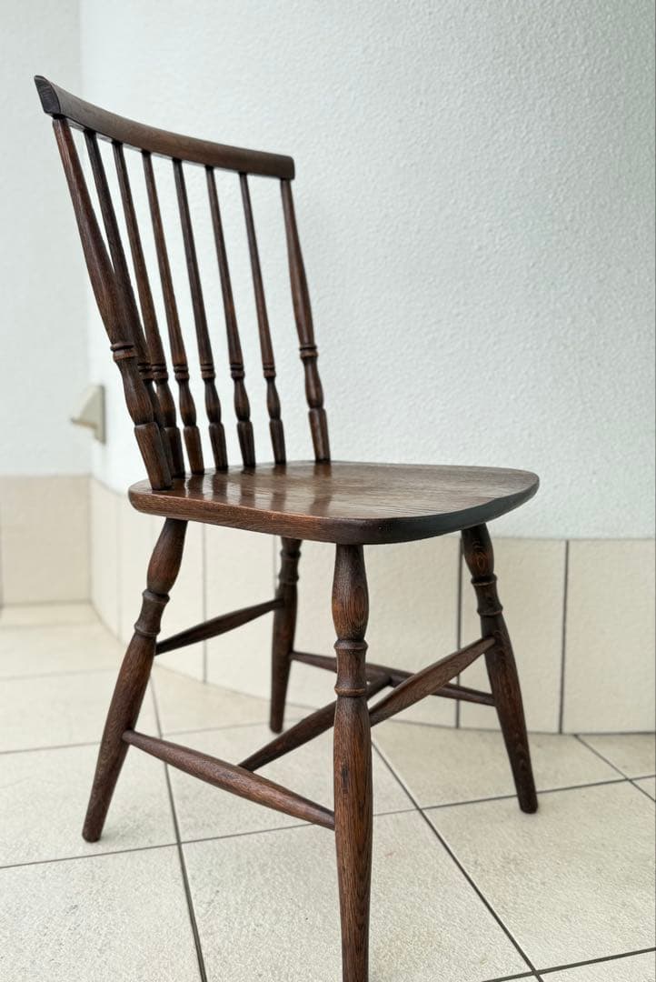 T21②アンティーク家具 木製椅子 レトロ ヴィンテージ ダイニングチェア
