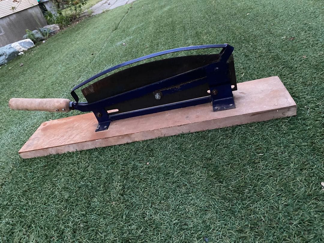 自動押切 40cmワイドタイプ 押切器　藁