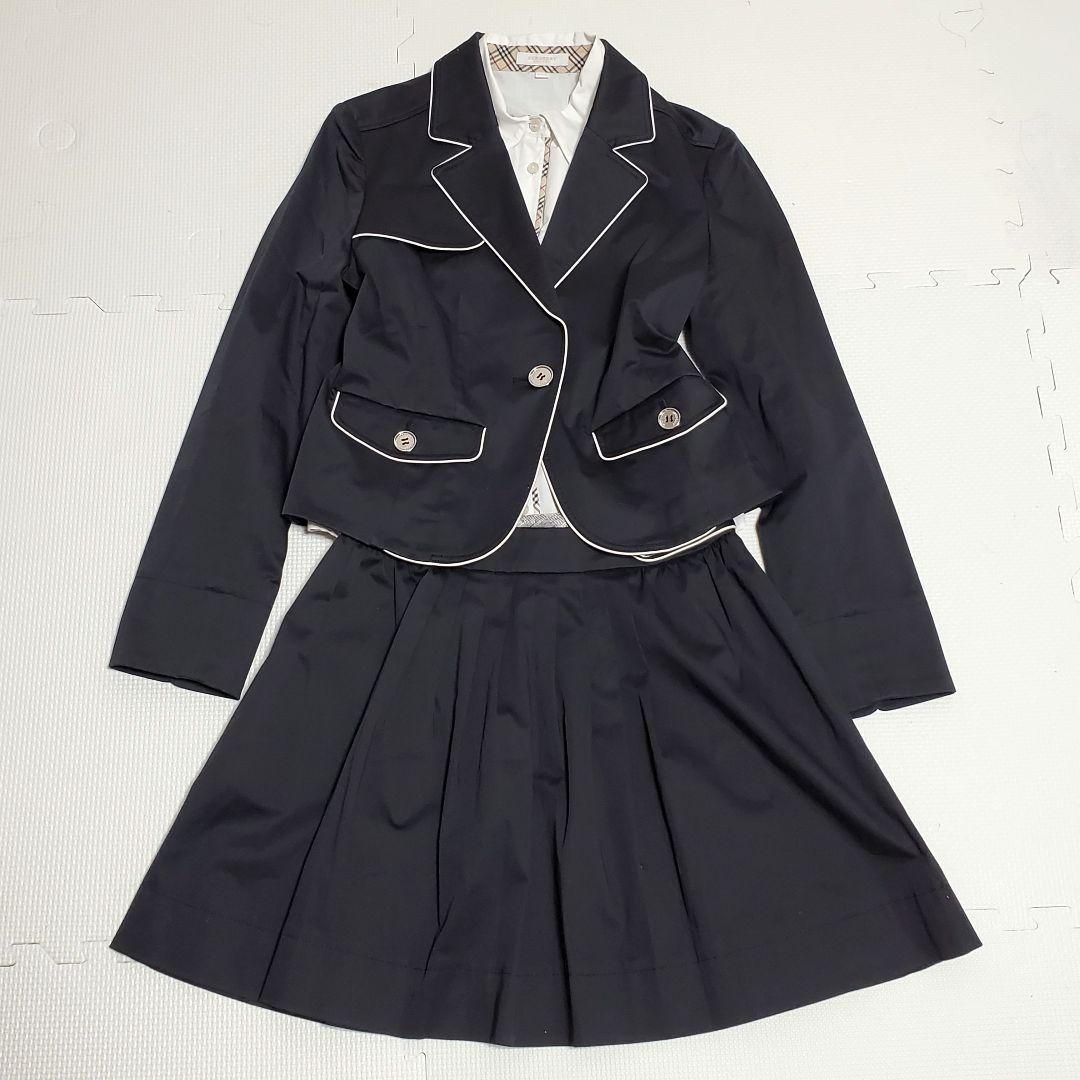 美品✨バーバリーロンドン ノバチェック ジャケット スカート ブラウス 3点