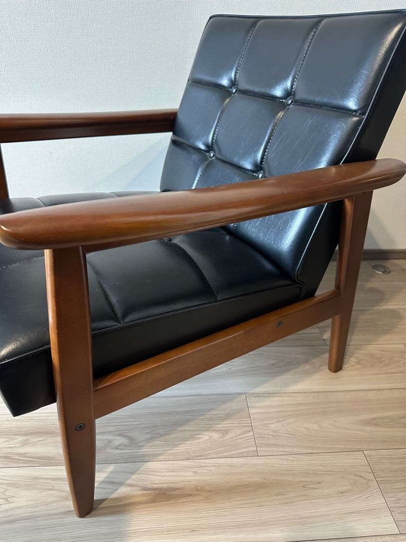 カリモク60 Kチェア　1シーター　スタンダードブラック