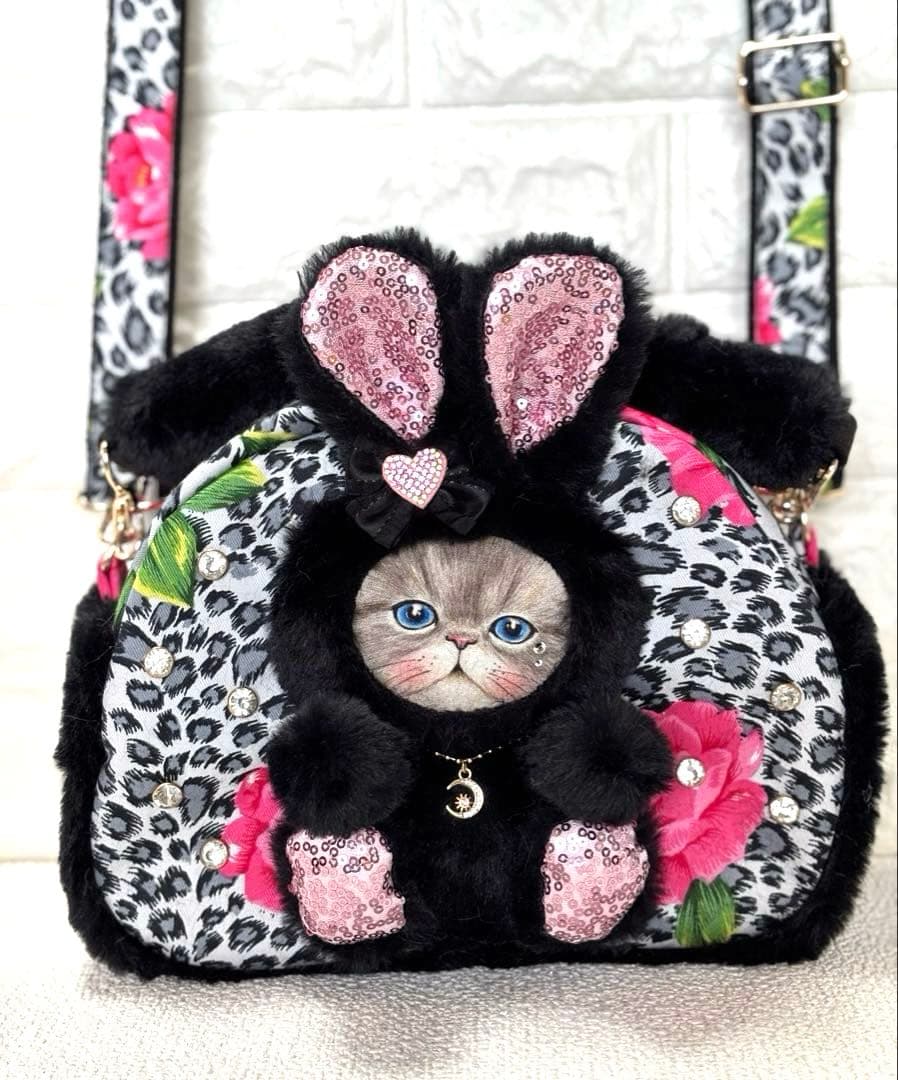 あ*こ様 コヤンイサムチョン　ハンドメイド　ファーショルダーバッグ　ルミちゃん