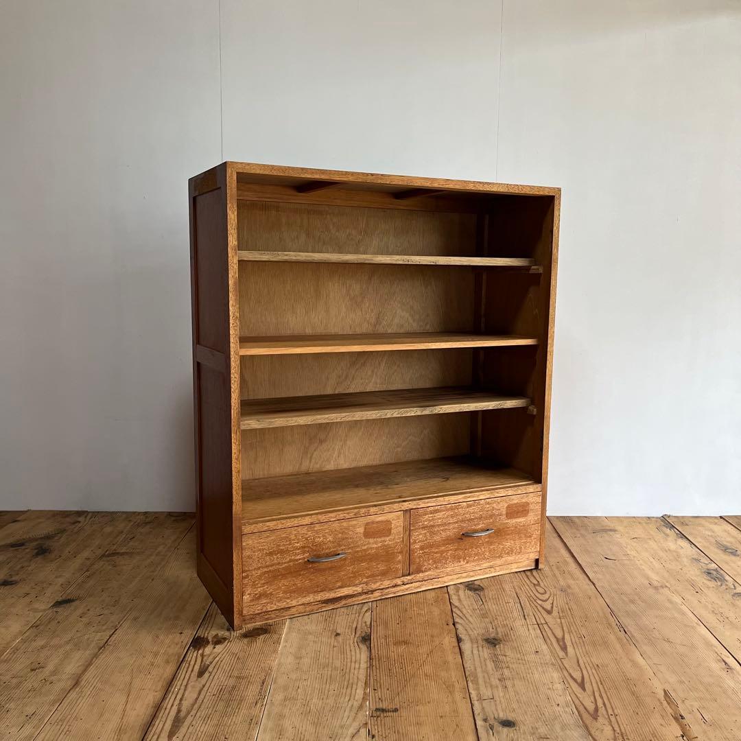 アンティーク オープンラック チェスト 棚 本棚 食器棚 レトロ